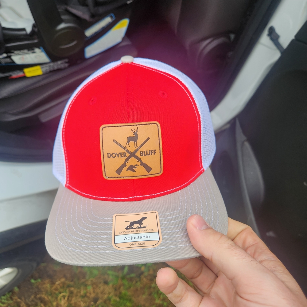 Red and Gray Trucker Hat